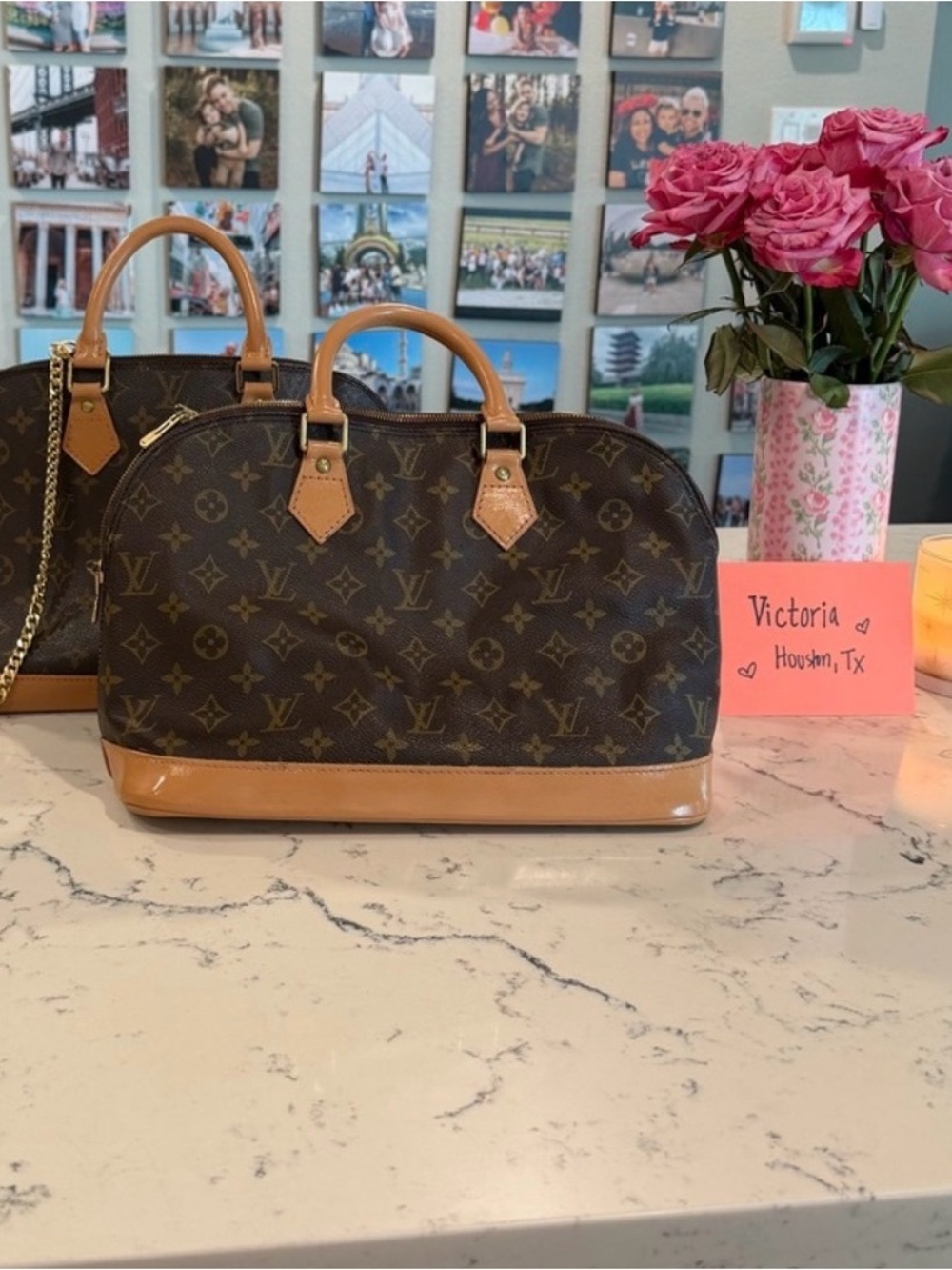 BUNDLE* Louis Vuitton Brown Monogram Alma PM bundle deal- Brown/Tan